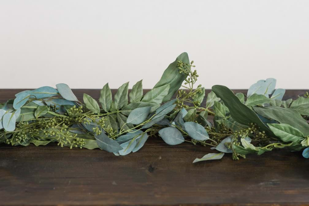 Seeded Eucalyptus Garland (SAMPLE) – Wedding Flowers For Rent