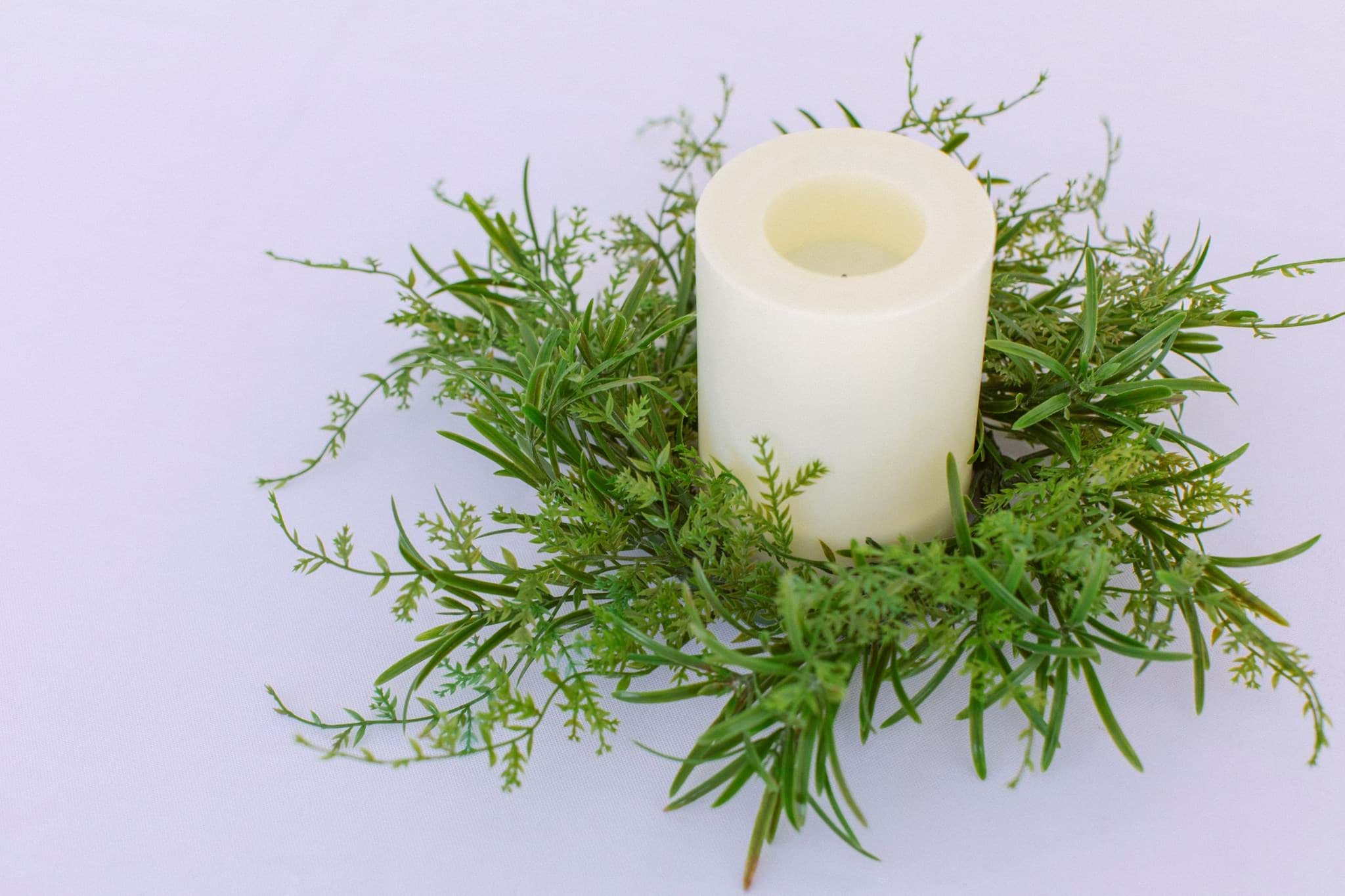 Picture of Mixed Green Candle Ring Set