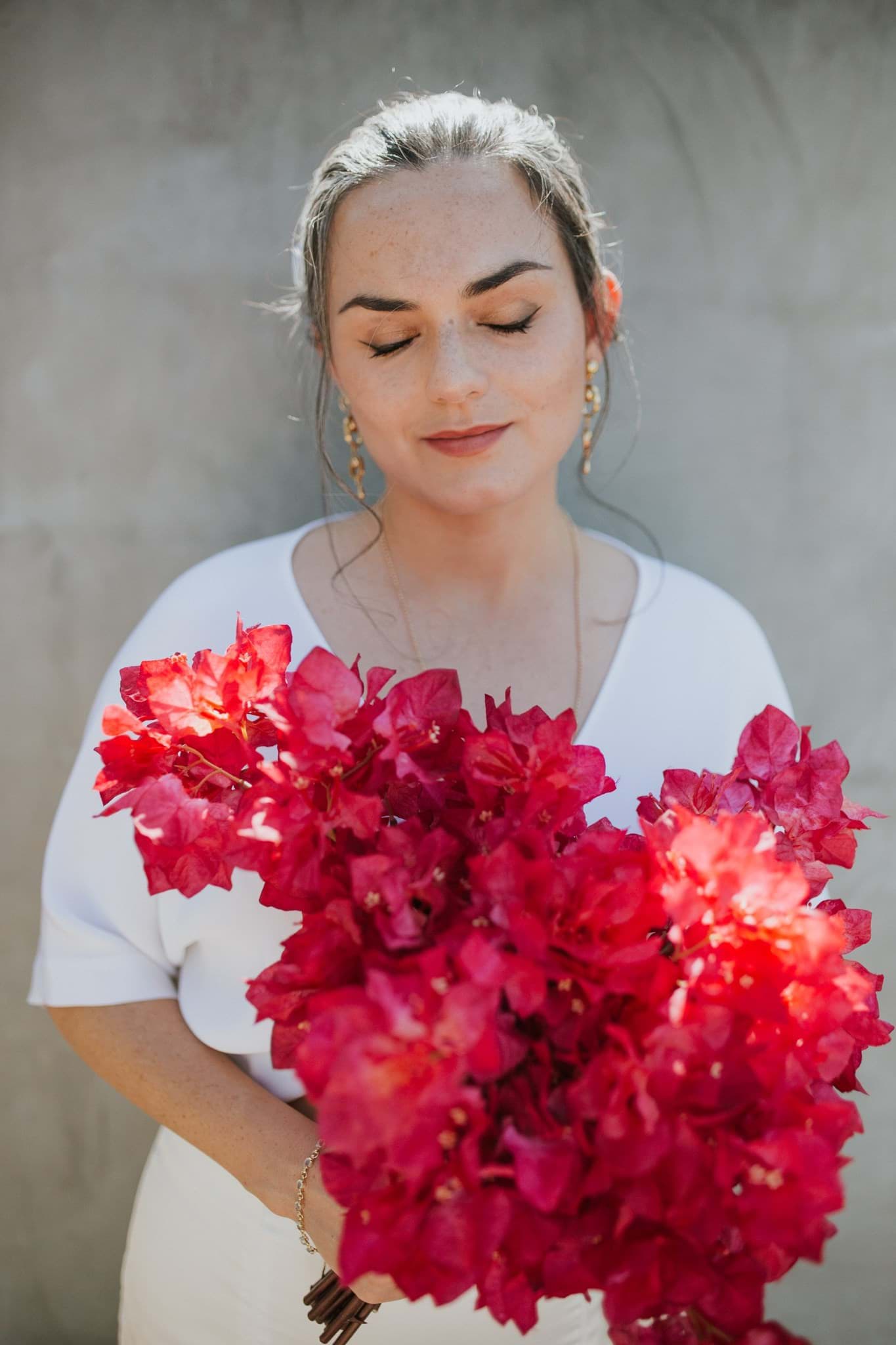 Picture of Gemma Bridal Bouquet (Bougainvillea)