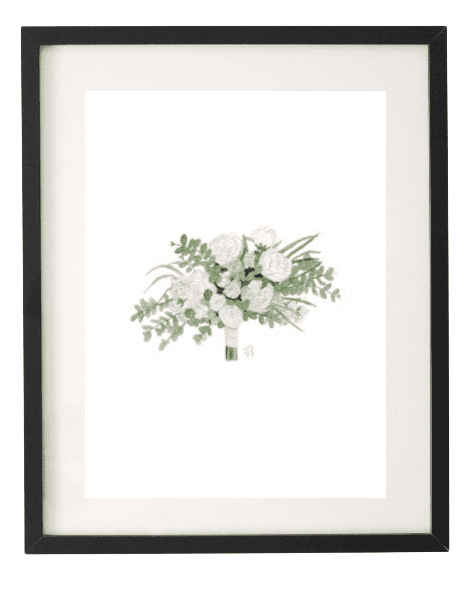 Picture of Jane Hand-tied Watercolor Print