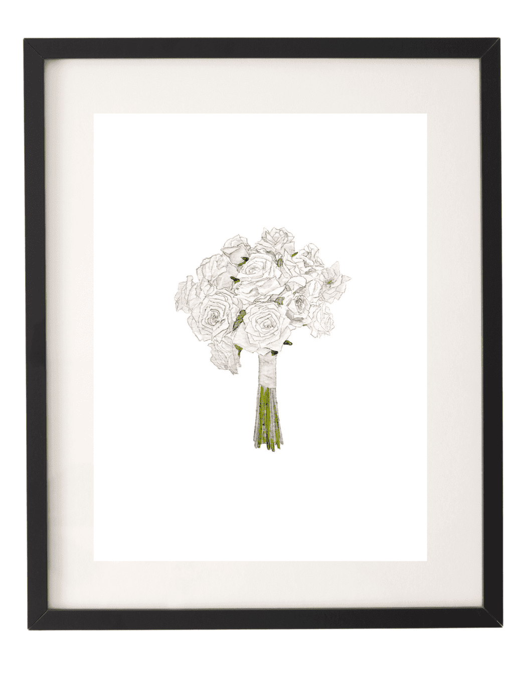 Picture of Bianca Garden-cut Watercolor Print
