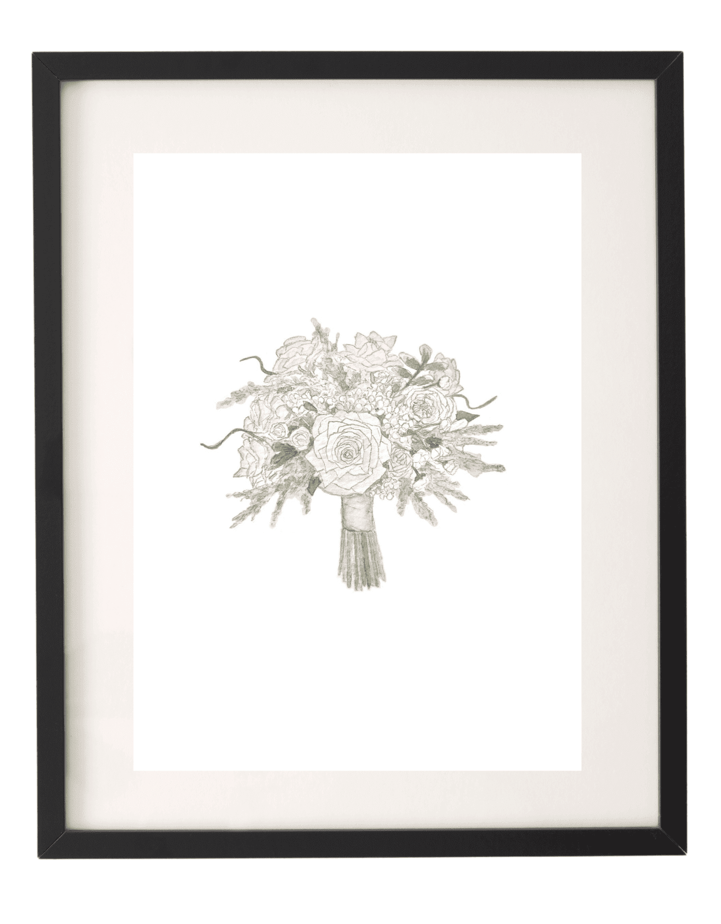 Picture of Bianca Hand-tied Watercolor Print