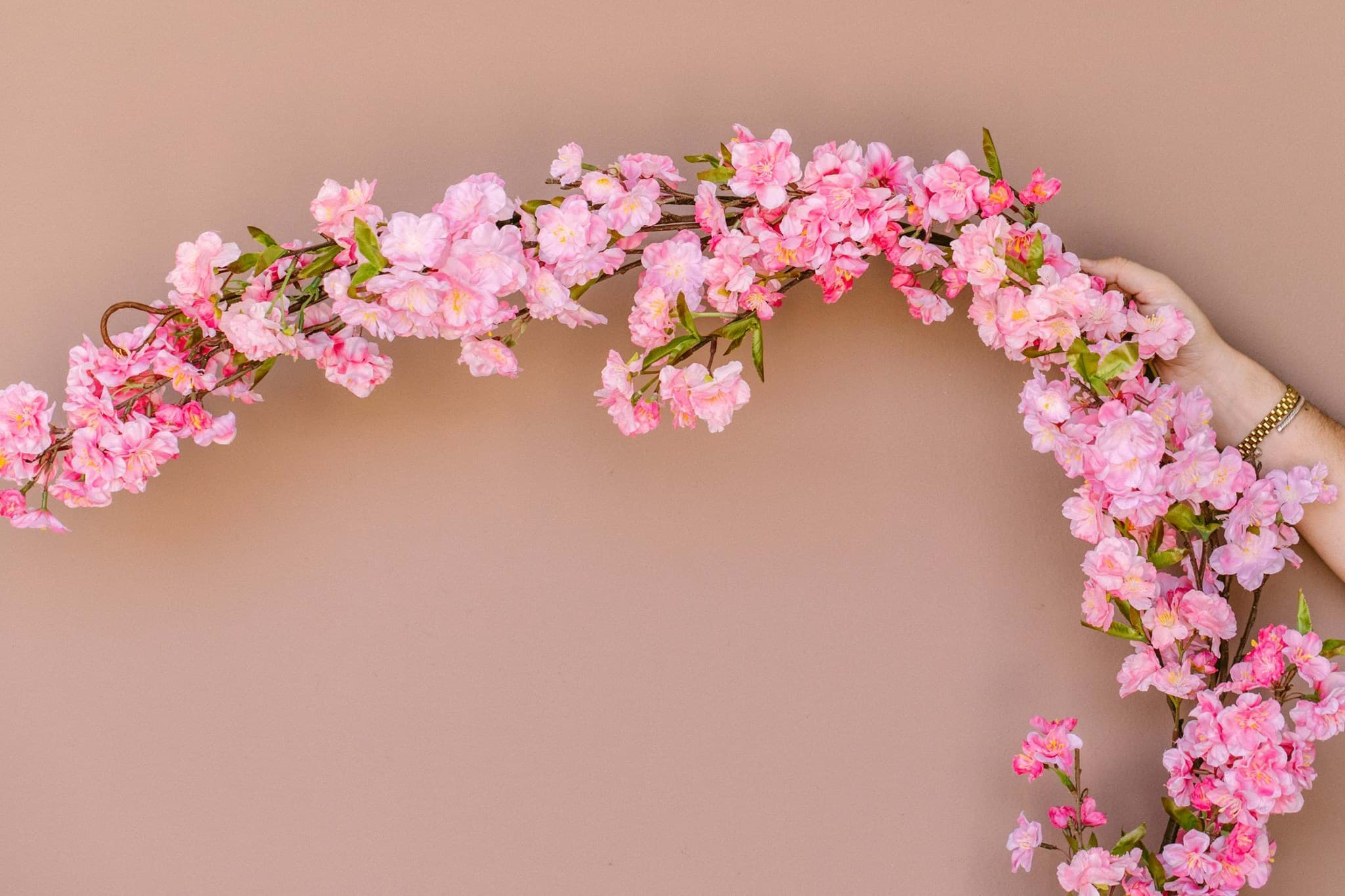 Picture of Premium Pink Cherry Blossom Garland