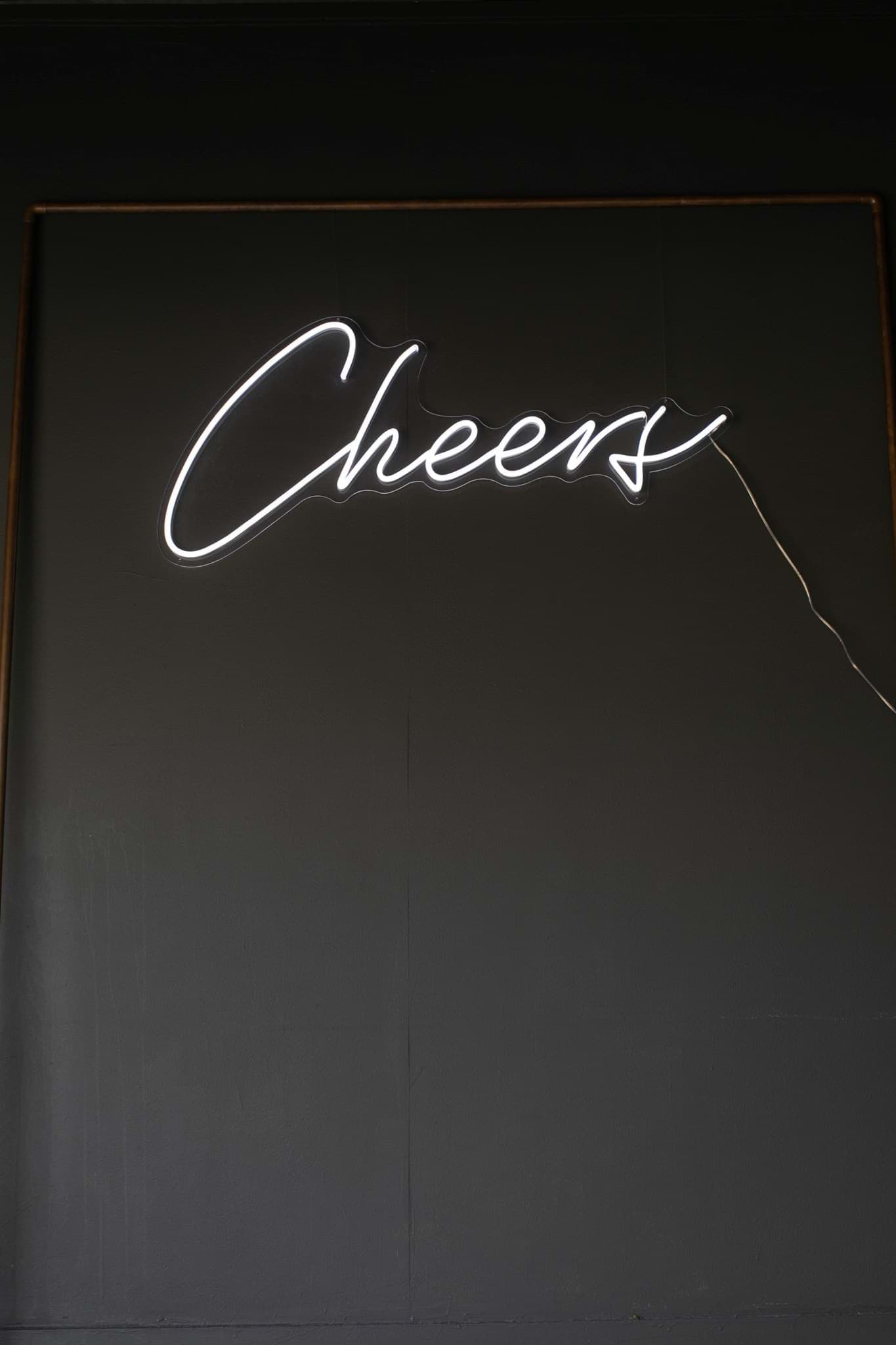 Picture of 'Cheers' Neon Sign - Bright White