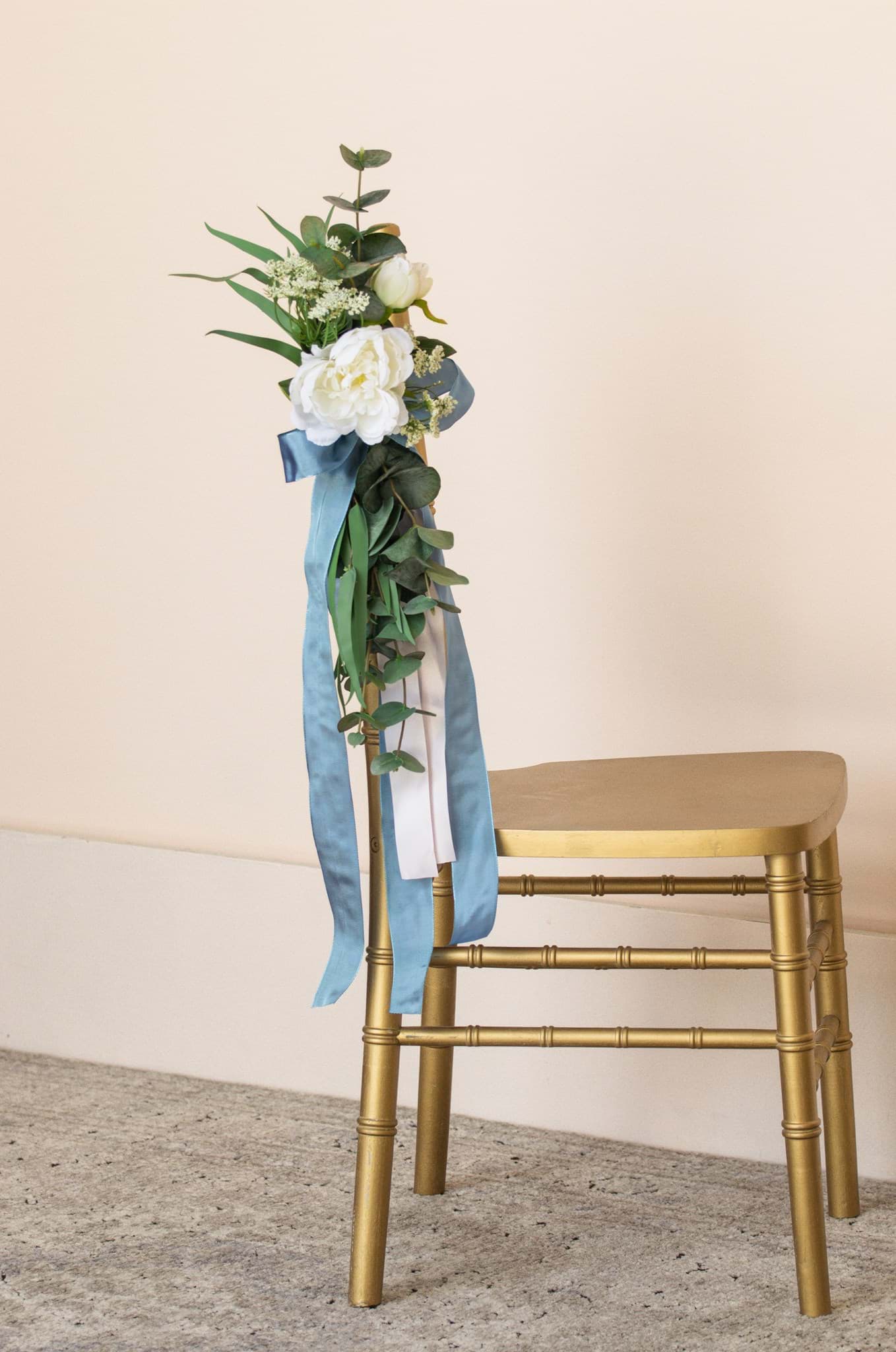Picture of French Wired Ribbon - Steel Blue