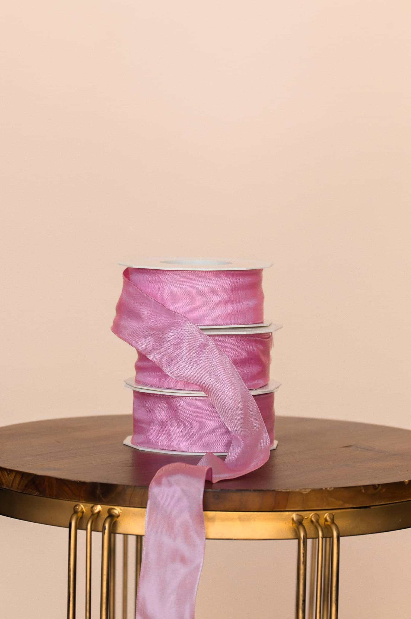 Picture of French Wired Ribbon - Summer Pink