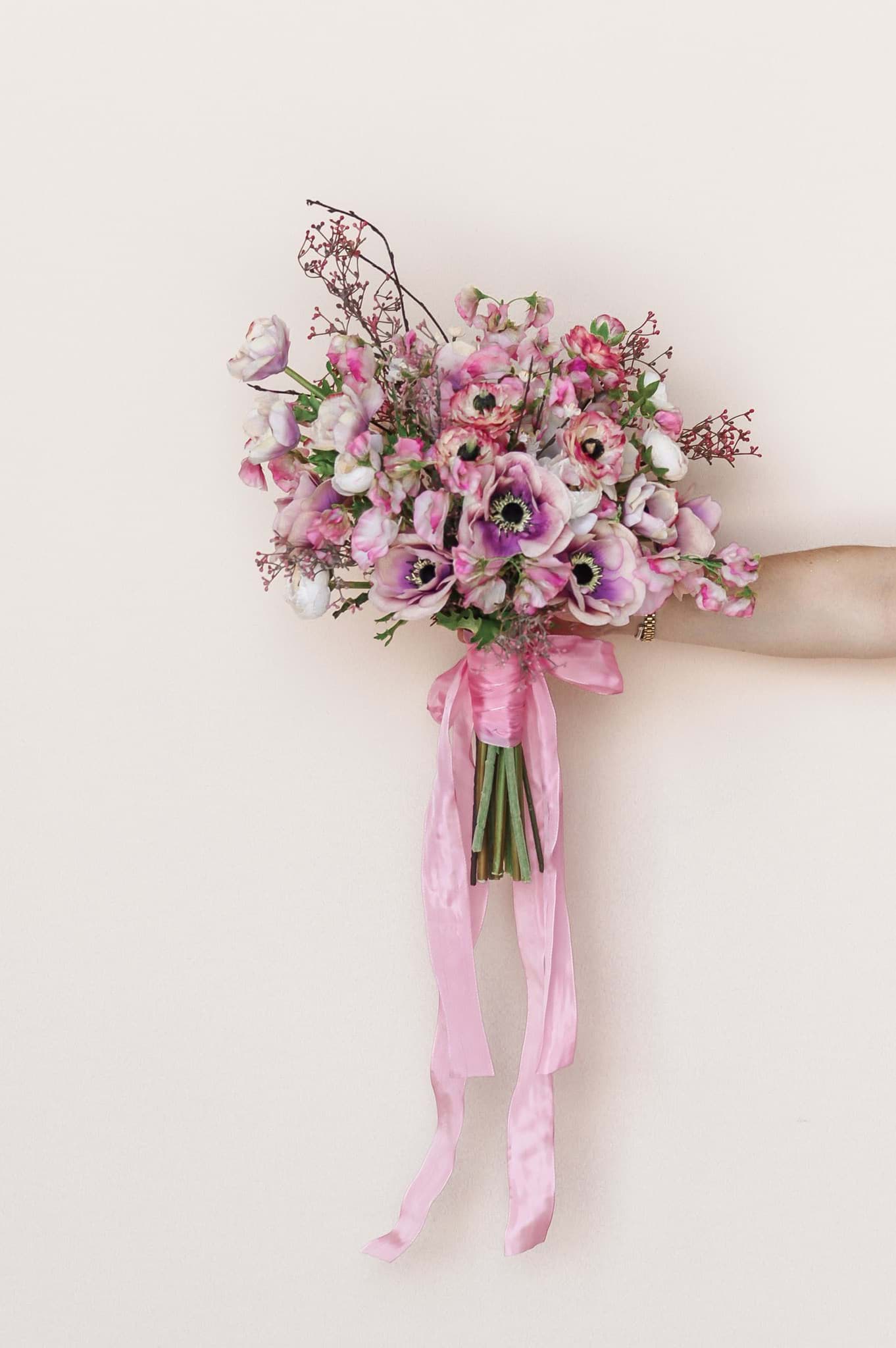 Picture of French Wired Ribbon - Summer Pink