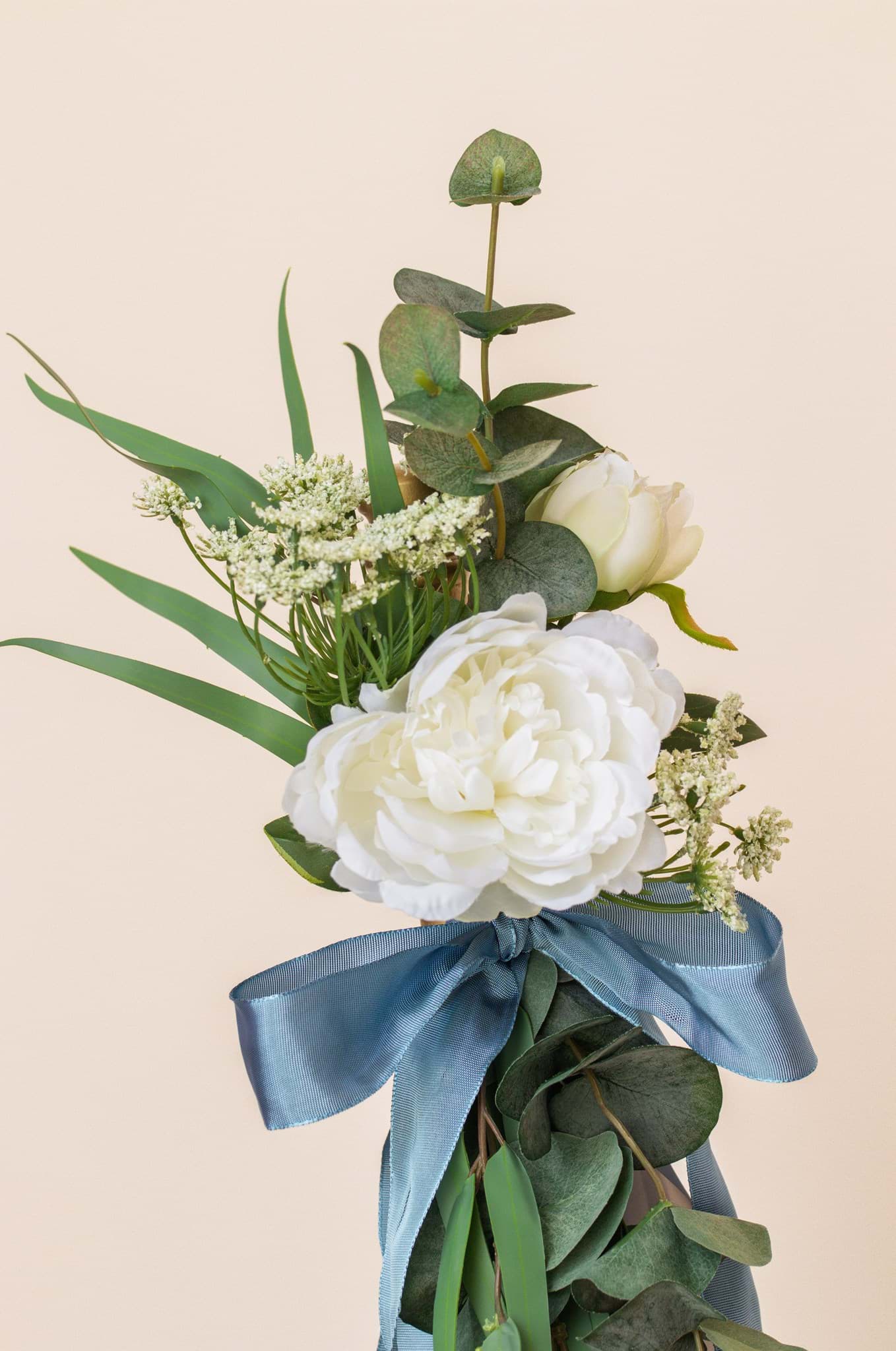 Picture of French Wired Ribbon - Steel Blue
