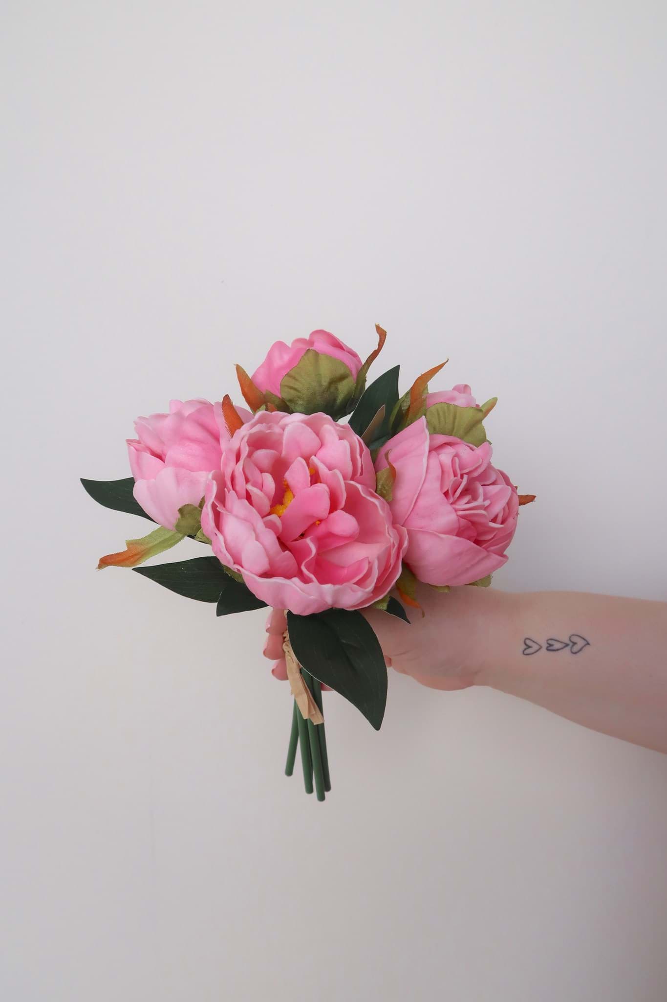 Picture of Real Touch Pink Peony Bundle